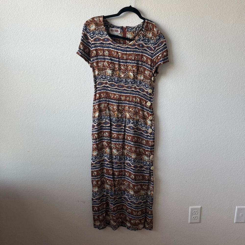 80s90s vintage maxi dress